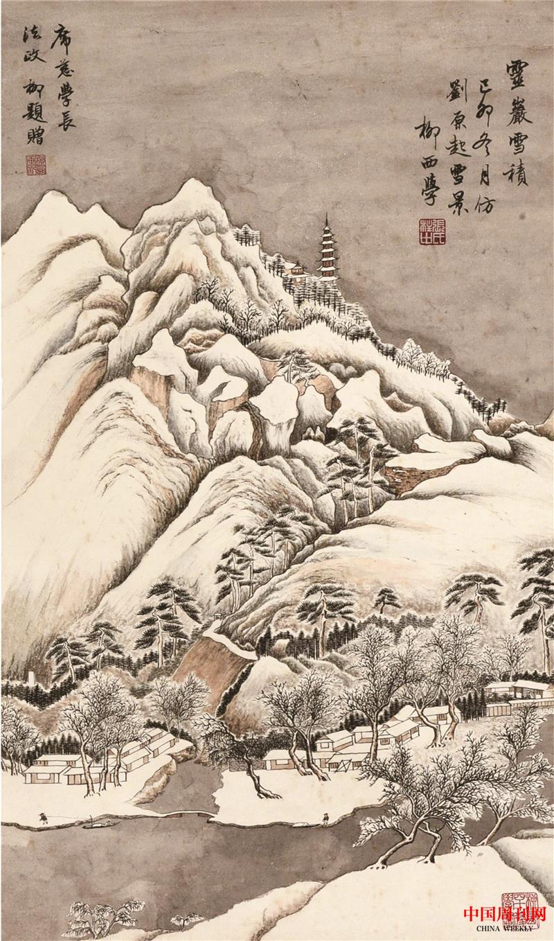 圖4，張庭濟書畫（靈巖雪積）.jpg