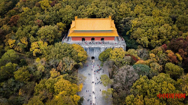 攝圖網_500744754_航拍南京明孝陵秋色(企業(yè)商用).jpg